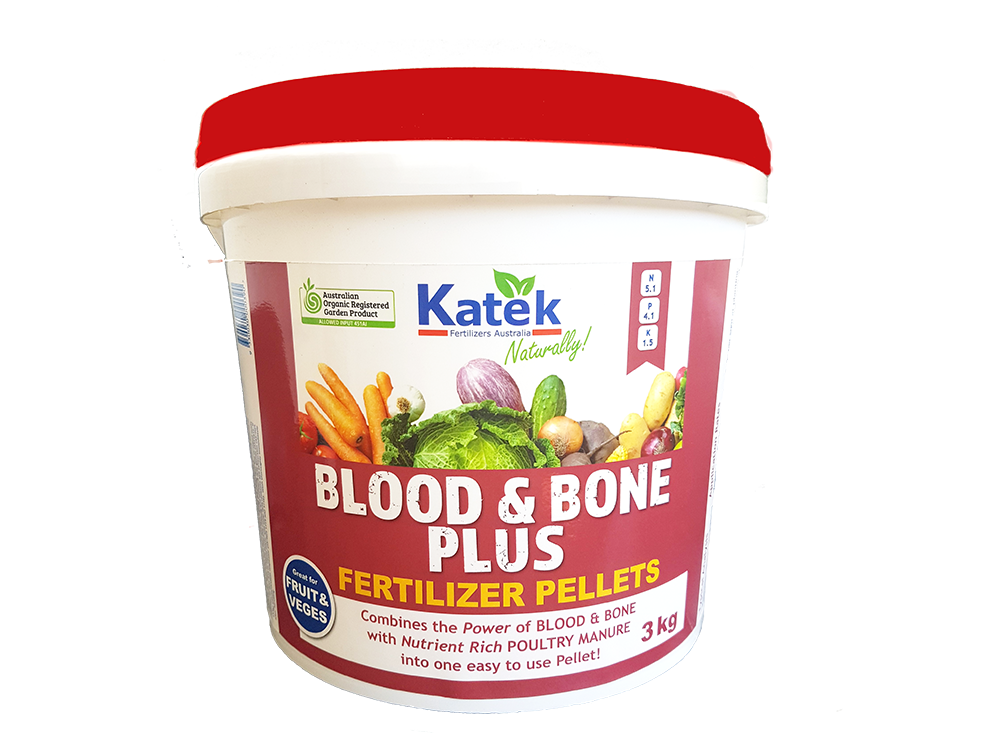 Organic Blood & Bone Plus Fertiliser Pellets by Katek